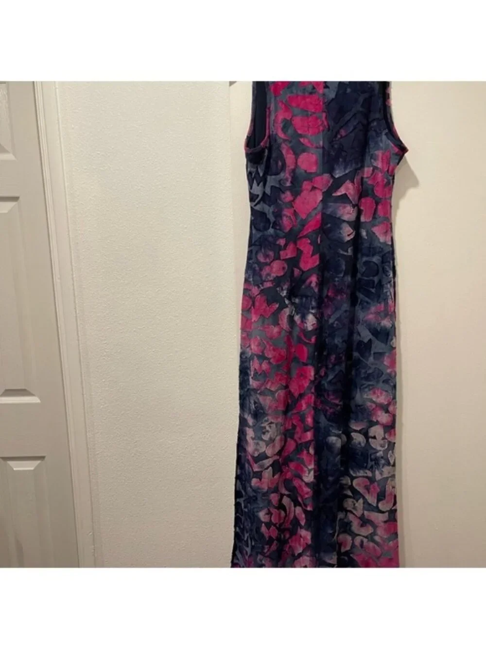 Karen‎ Kane Navy and Purple Dress - Picture 2 of 3